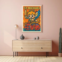 St. Michael The Mighty Protector Poster