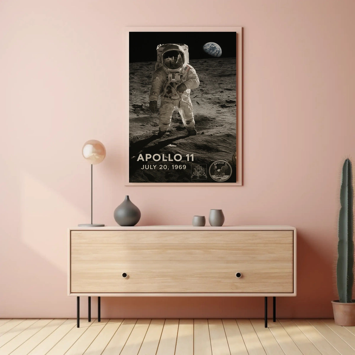 Apollo 11 Moon Landing Poster