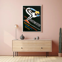 Dartmouth Winter Carnival 1964 Vintage Sports Poster PosterGoat