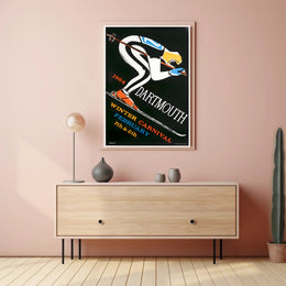 Dartmouth Winter Carnival 1964 Vintage Sports Poster PosterGoat