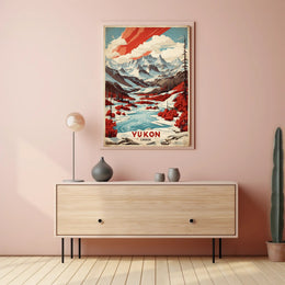 Yukon Wilderness Adventure Travel Poster