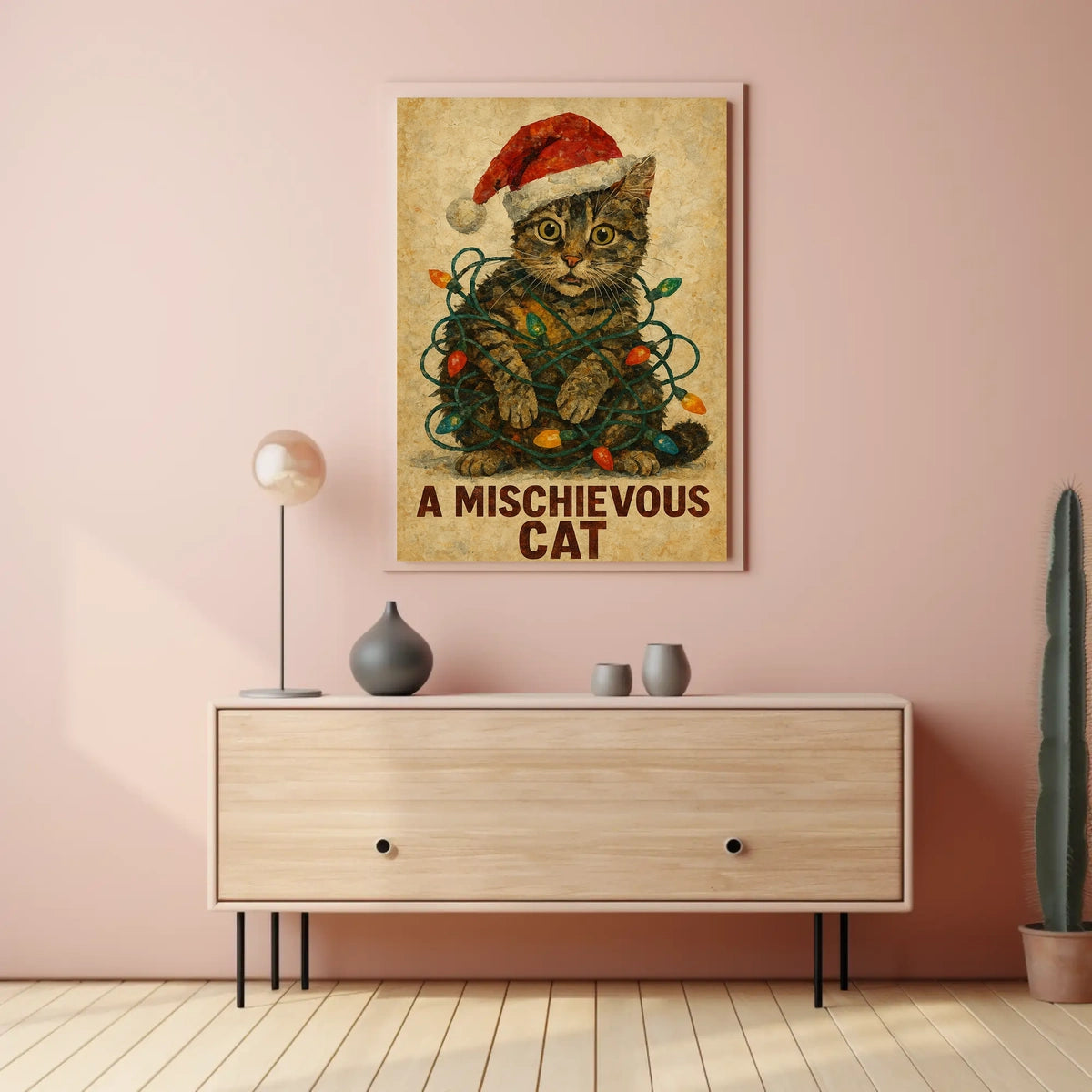 A Mischievous Cat Poster