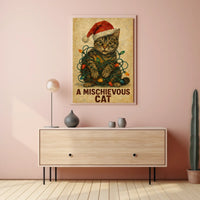 A Mischievous Cat Poster