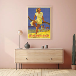Discover The Great Barrier Reef Poster