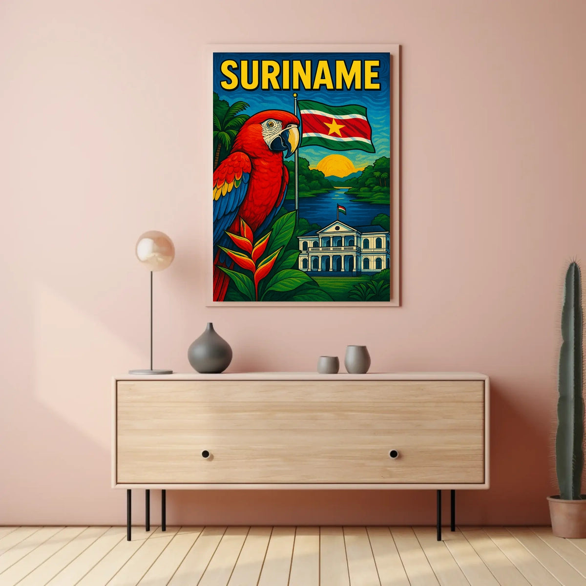 Suriname Tropical Paradise Poster