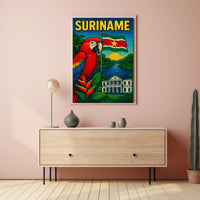 Suriname Tropical Paradise Poster