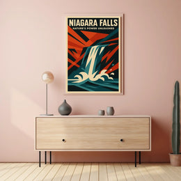 Niagara Falls NatureS Power Unleashed Poster