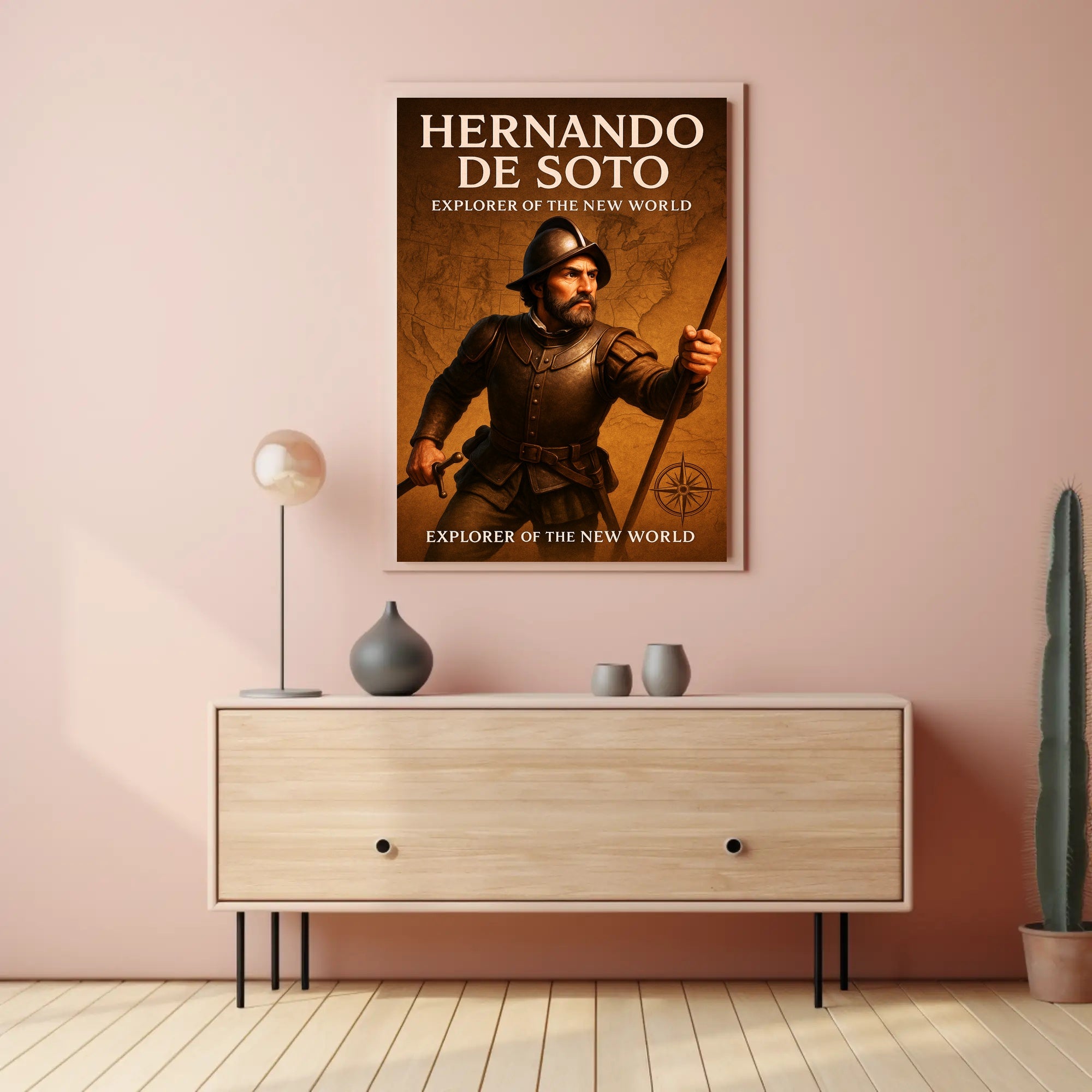 Hernando de Soto Explorer of the New World Poster PosterGoat