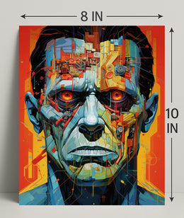 Cybernetic Portrait Poster PosterGoat