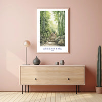 Arashiyama Bamboo Grove Poster PosterGoat