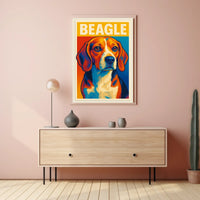 Beagle Portrait Poster