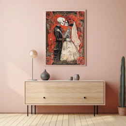 Day of the Dead Wedding Cultural Heritage Poster