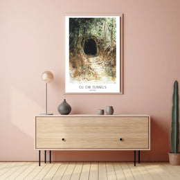 Cu Chi Tunnels Vietnam Poster