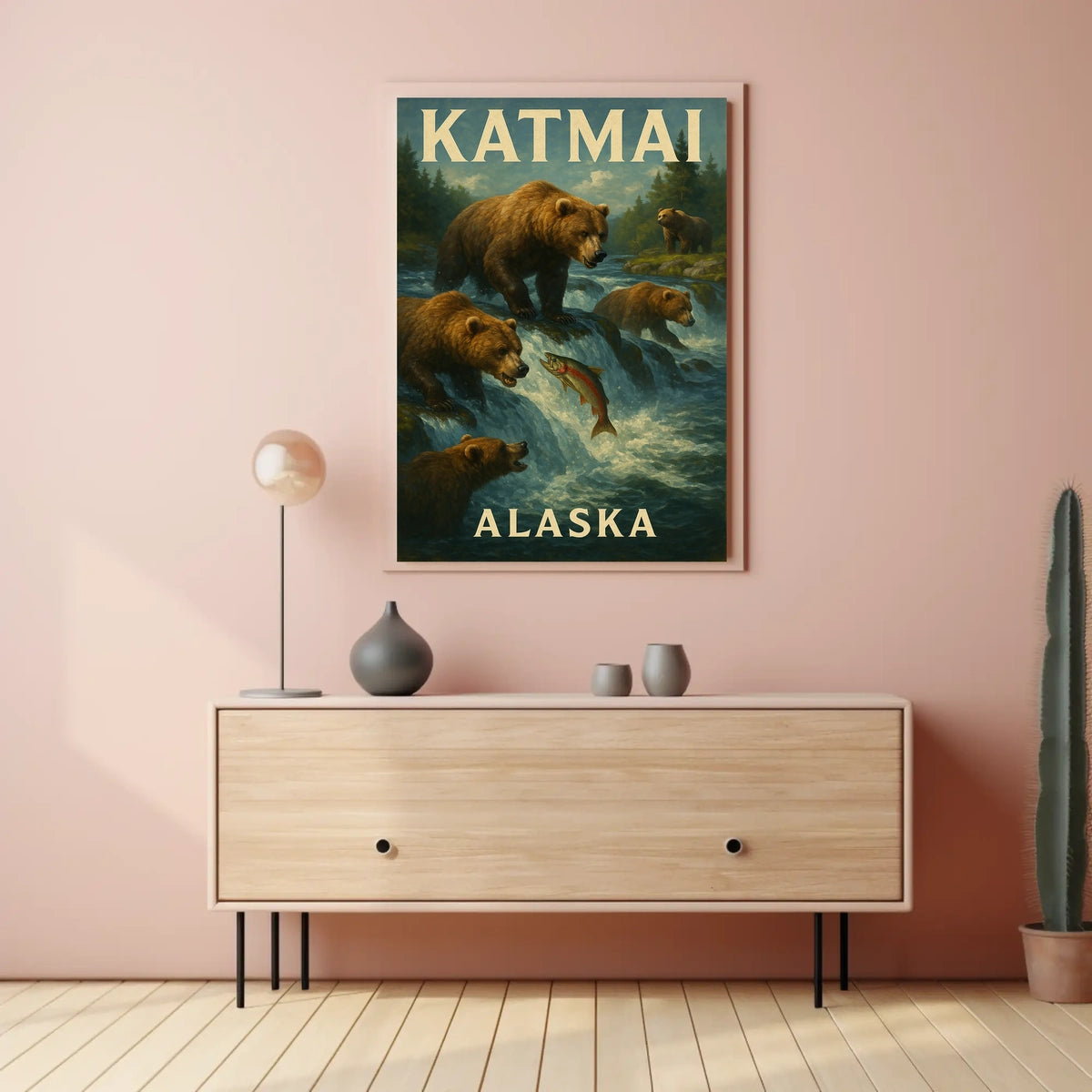 Katmai National Park Alaska Poster