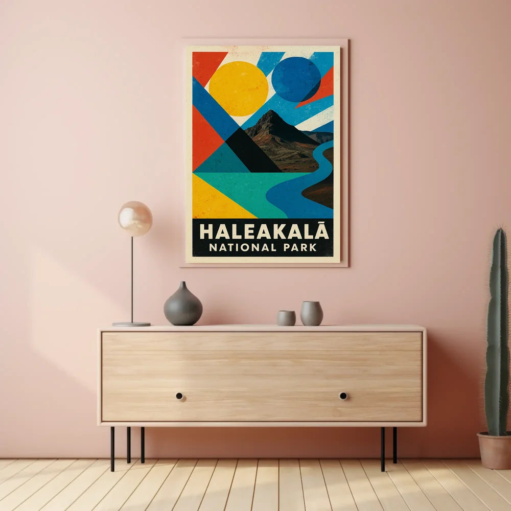 Haleakalā National Park Adventure Travel Poster