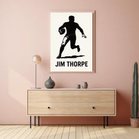 Jim Thorpe Athletic Icon Poster