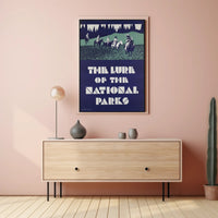 National Parks Travel Poster Vintage Scenic Wall Art