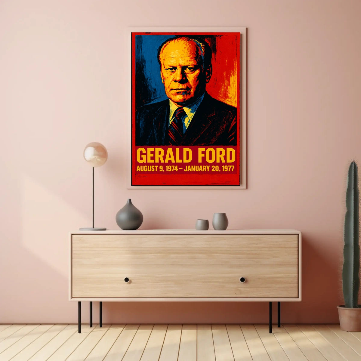Gerald Ford Presidential Term Poster