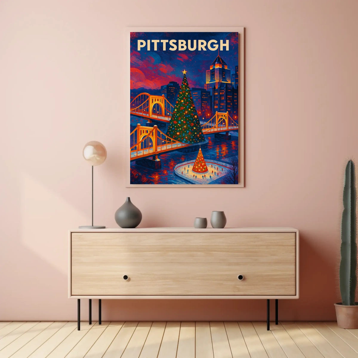 Pittsburgh Winter Wonderland Poster