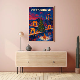 Pittsburgh Winter Wonderland Poster