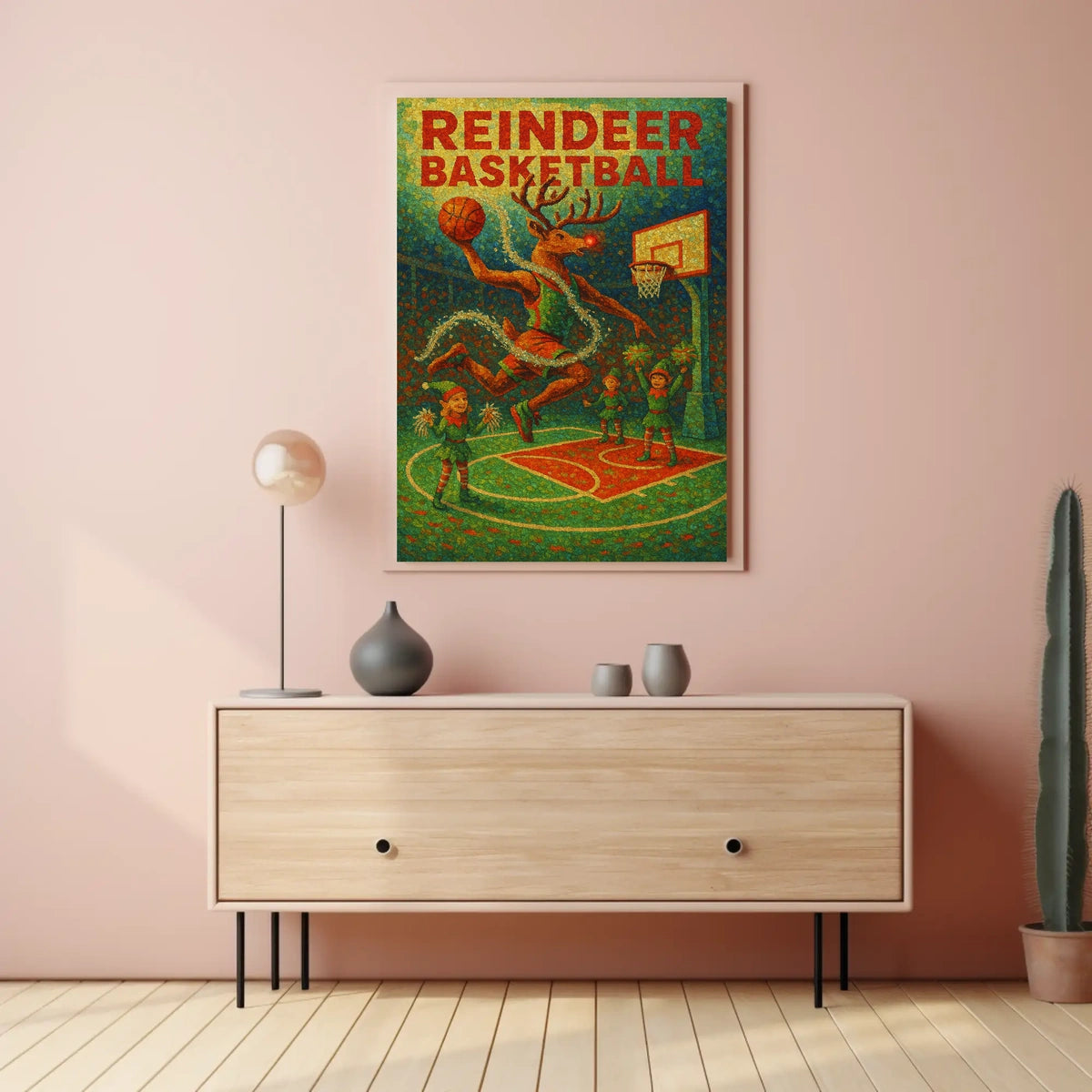 Reindeer Basketball Extravaganza Poster
