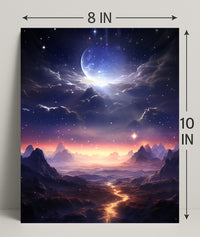 Celestial Landscape Poster