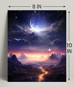 Celestial Landscape Poster