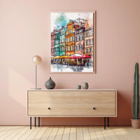 Poland Warsaw Old Town Square Poster