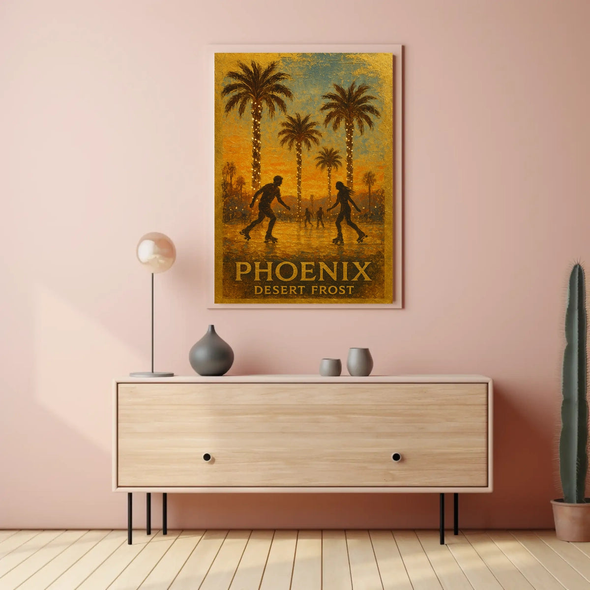 Phoenix Desert Frost Poster