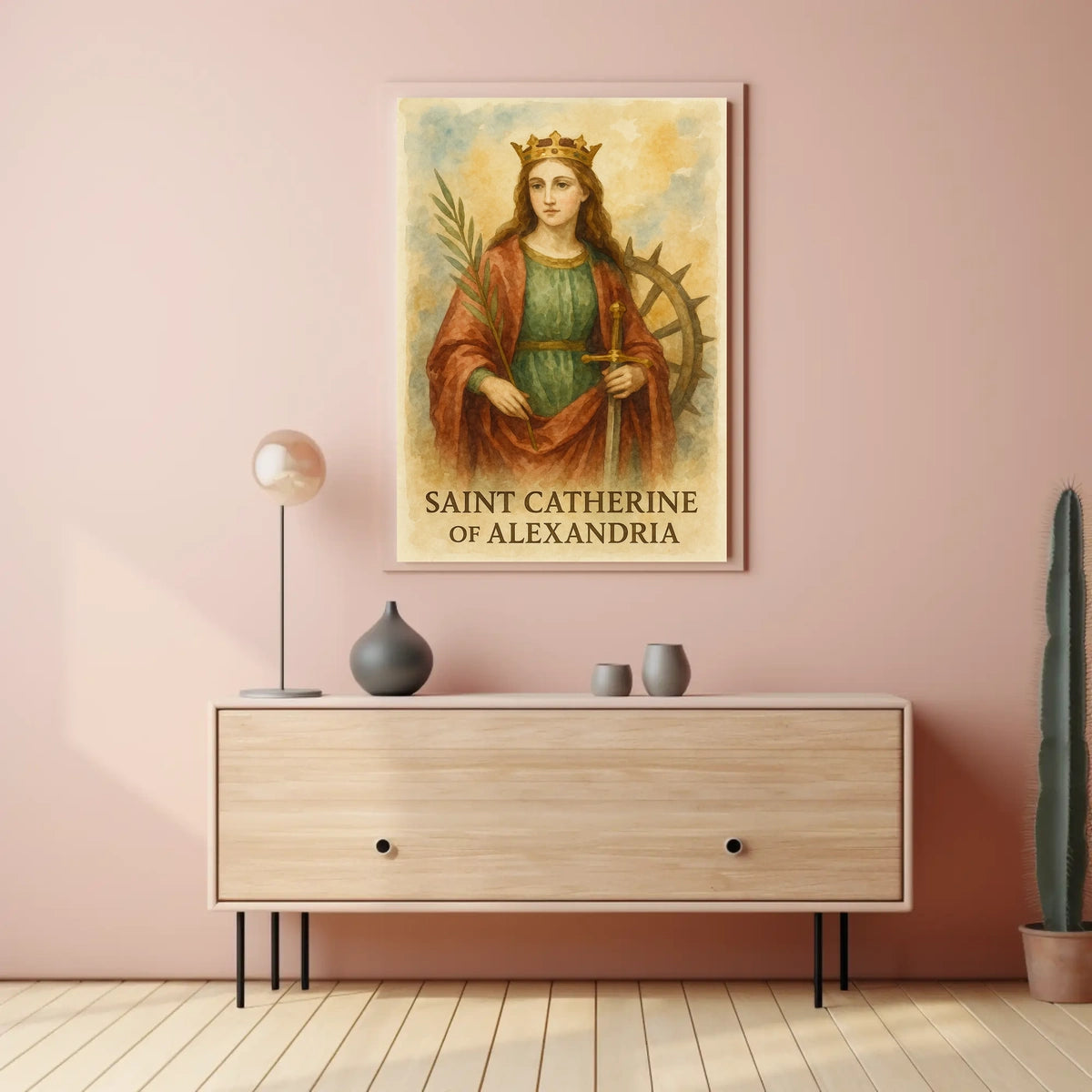 Saint Catherine of Alexandria Poster