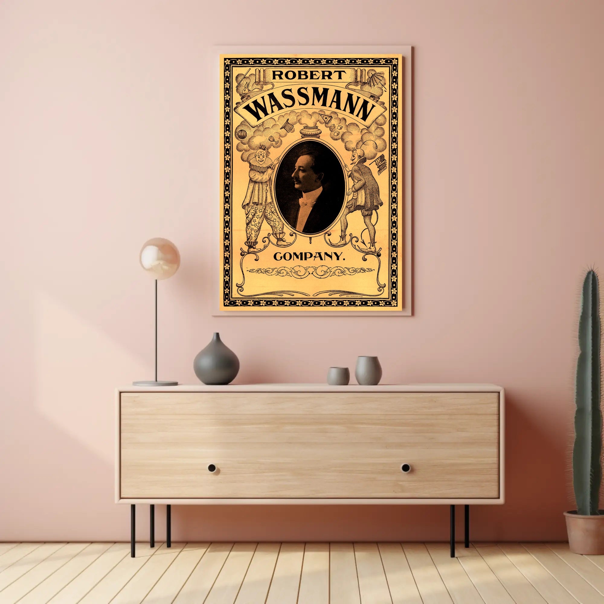 Vintage Vaudeville Elegance Robert Wassmann Theatrical Poster