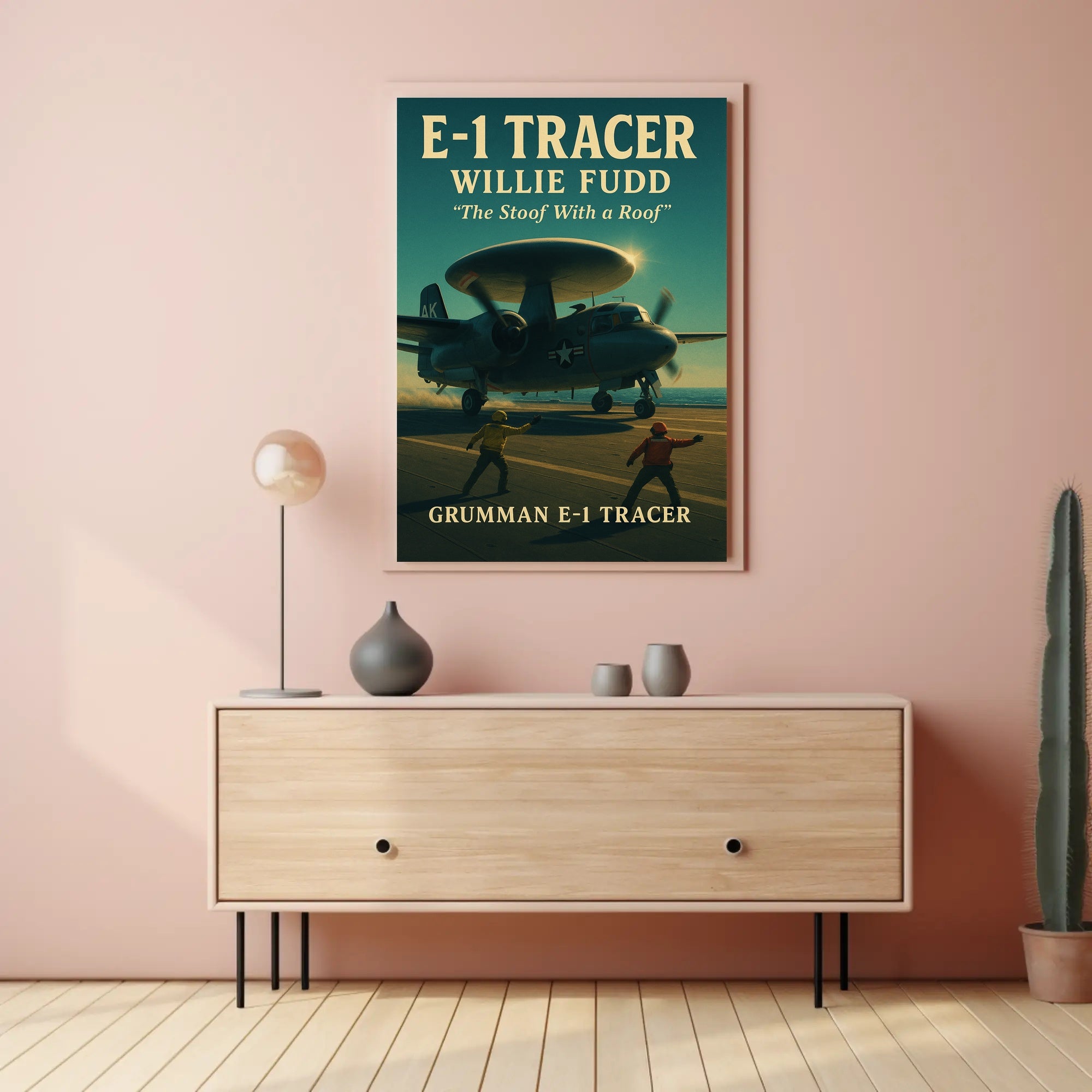 Grumman E-1 Tracer Military Recruitment Poster