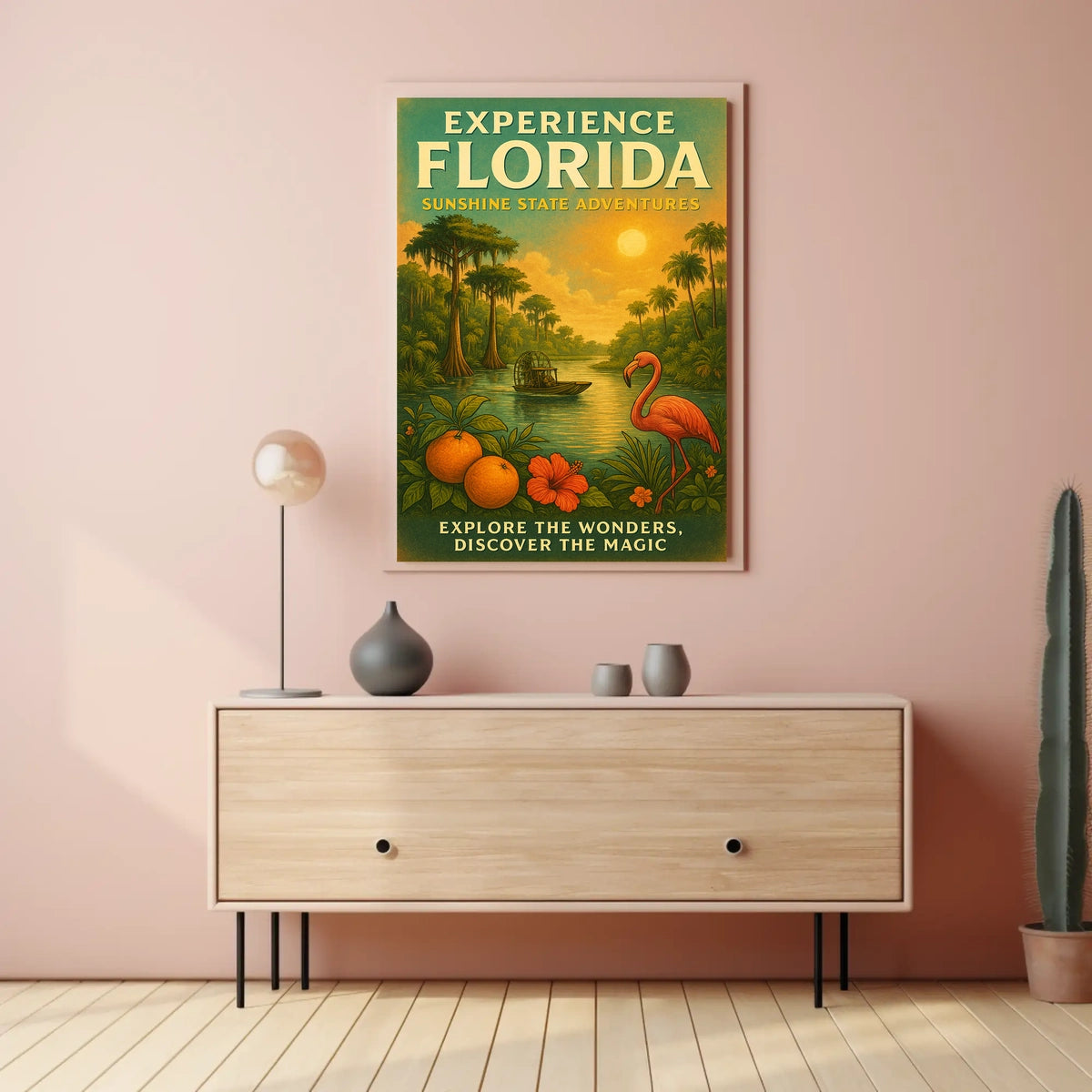 Experience Florida Sunshine State Adventures Poster
