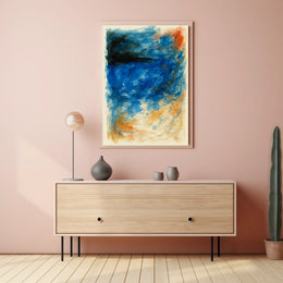 Abstract Waves Of Color Abstract Poster