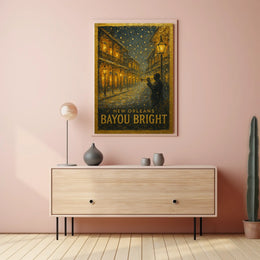 New Orleans Bayou Bright Poster
