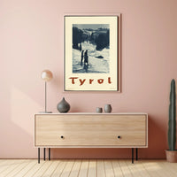 Tyrol Winter Landscape Vintage Travel Poster PosterGoat
