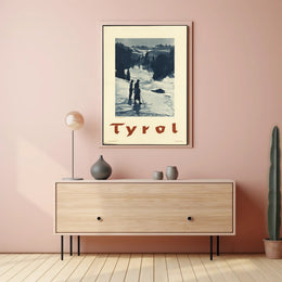 Tyrol Winter Landscape Vintage Travel Poster PosterGoat