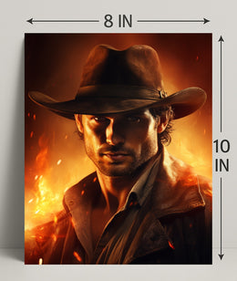 The Fiery Adventurer Poster