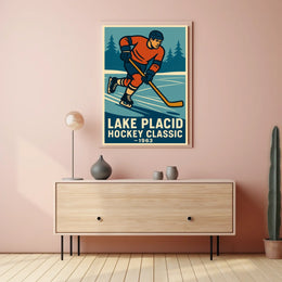 Lake Placid Hockey Classic Poster