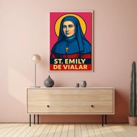 St. Emily de Vialar Poster