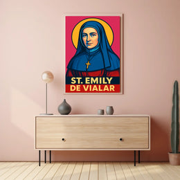 St. Emily de Vialar Poster