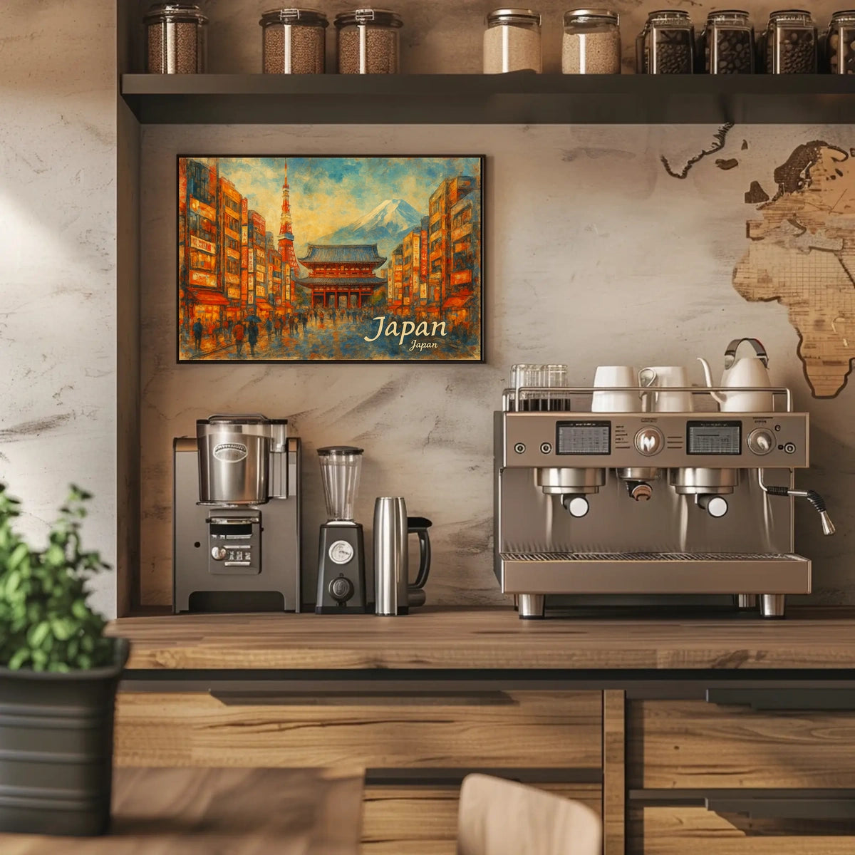 Vibrant Japan Poster