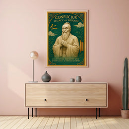 Confucius Legacy of Wisdom Wall Art Print PosterGoat