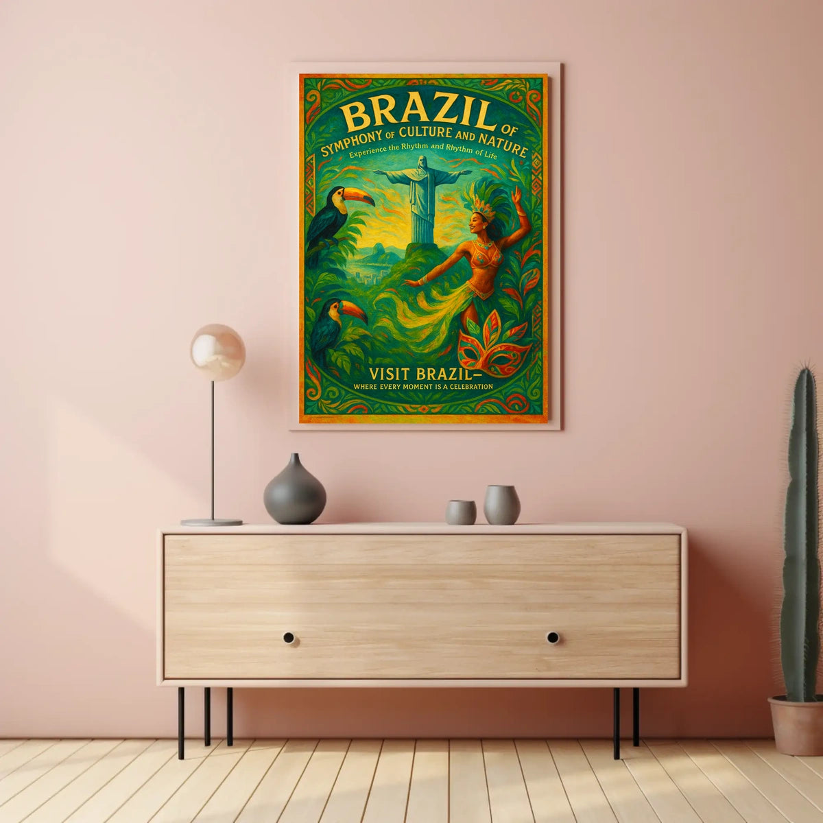 Brazil Symphony of Culture and Nature Poster