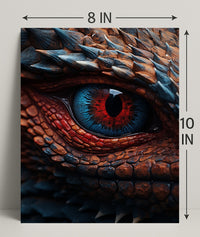 DragonS Gaze Poster