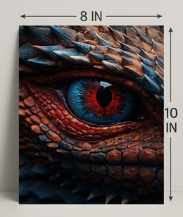DragonS Gaze Poster