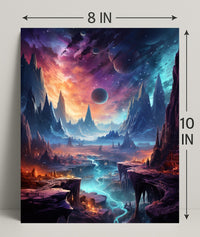 Celestial Landscape Poster PosterGoat