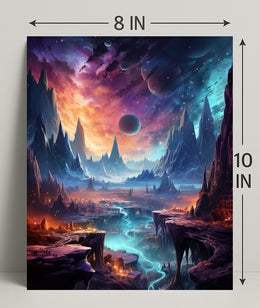 Celestial Landscape Poster PosterGoat