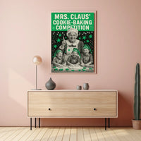 Mrs. Claus Cookie-Baking Competition Poster