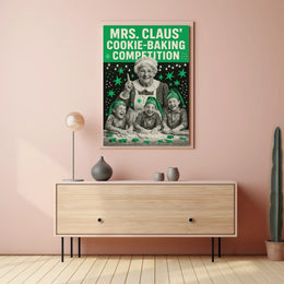 Mrs. Claus Cookie-Baking Competition Poster